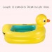 Bathtubs Freestanding Little Yellow Duck Baby Pool/Plastic Insulation Young Children Baby Inflatable Folding tub Pool 442825 inches - B07H7K231X